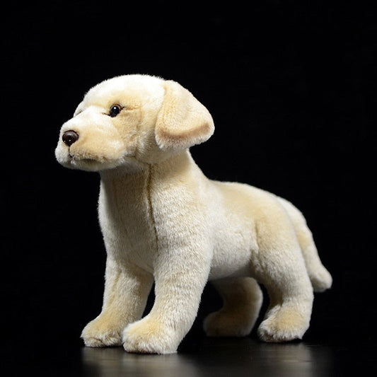 Měkká vycpaná plyšová hračka pro štěně zlatého labradora