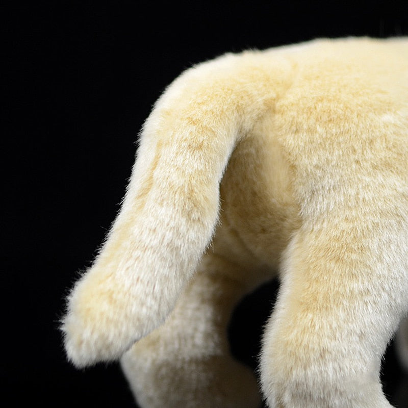 Jucărie de pluș moale umplută Cățeluș Labrador Auriu