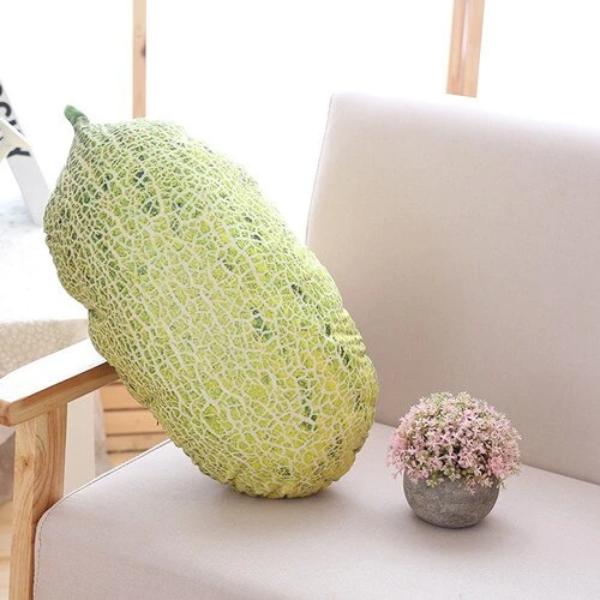 Almofada de pelúcia gigante de frutas e legumes brinquedo para decoração