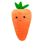 Jucărie cu pernă de pluș moale din legume morcov