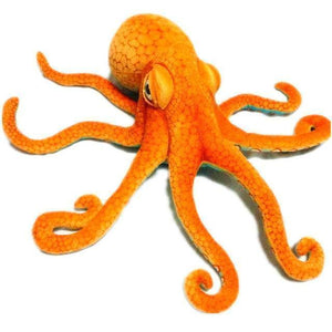 Orange Octopus Soft Stuffed Plush Toy
