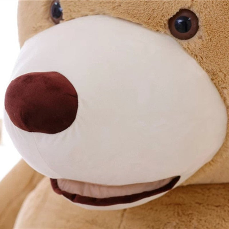 צעצוע קטיפה ממולא דוב חום ענק