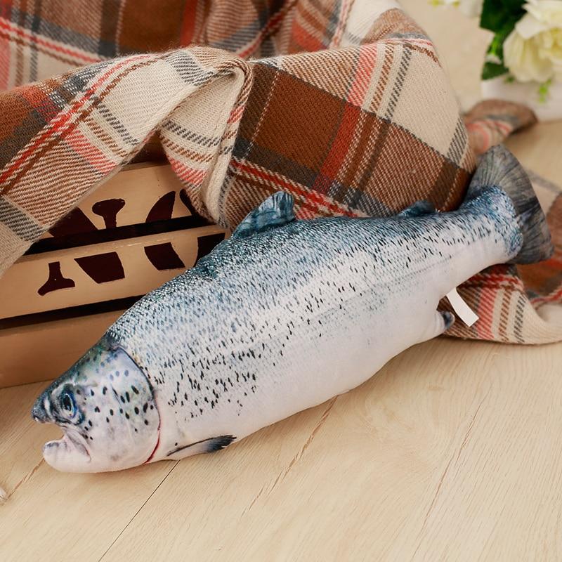 Salmon Fish Soft Stuffed Plush Pillow Toy