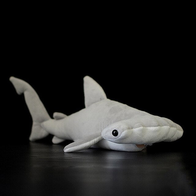 Brinquedo de pelúcia macio de pelúcia tubarão-martelo