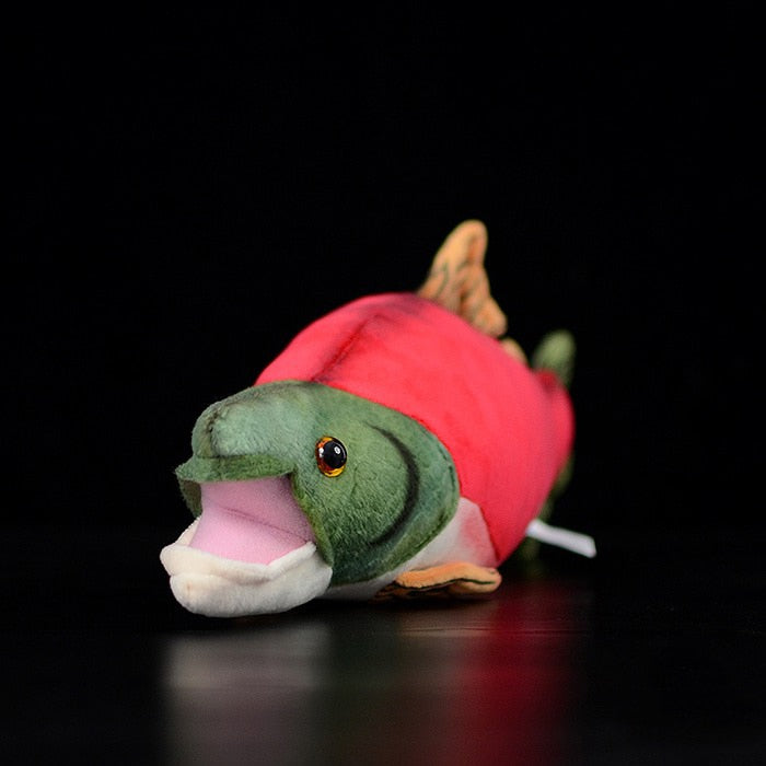 红鲑鱼软毛绒玩具