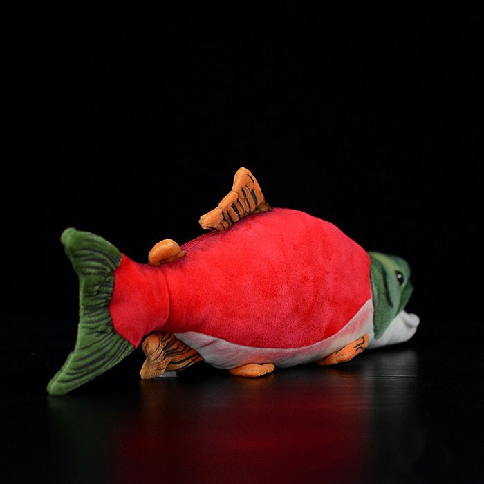 红鲑鱼软毛绒玩具