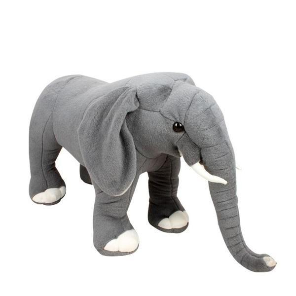 Large African Elephant Soft Stuffed Plush Toy