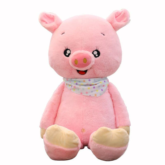 Jucărie de pluș moale de pluș de porc roz