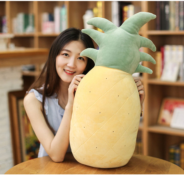 大菠萝水果软枕垫玩具