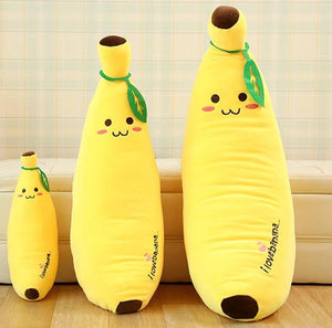 Süße Banane weich gefülltes Plüsch-Kissen-Spielzeug