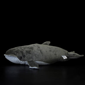 Grey Humpback Whale Soft Stuffed Plush Toy