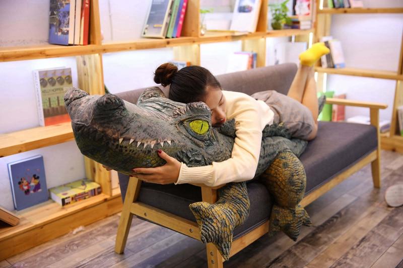 Jucărie de pluș moale cu crocodil aligator