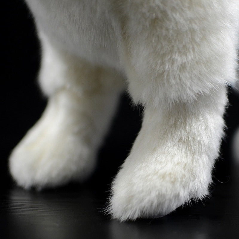 Weißes japanisches Shiba Inu Hündchen Stofftier