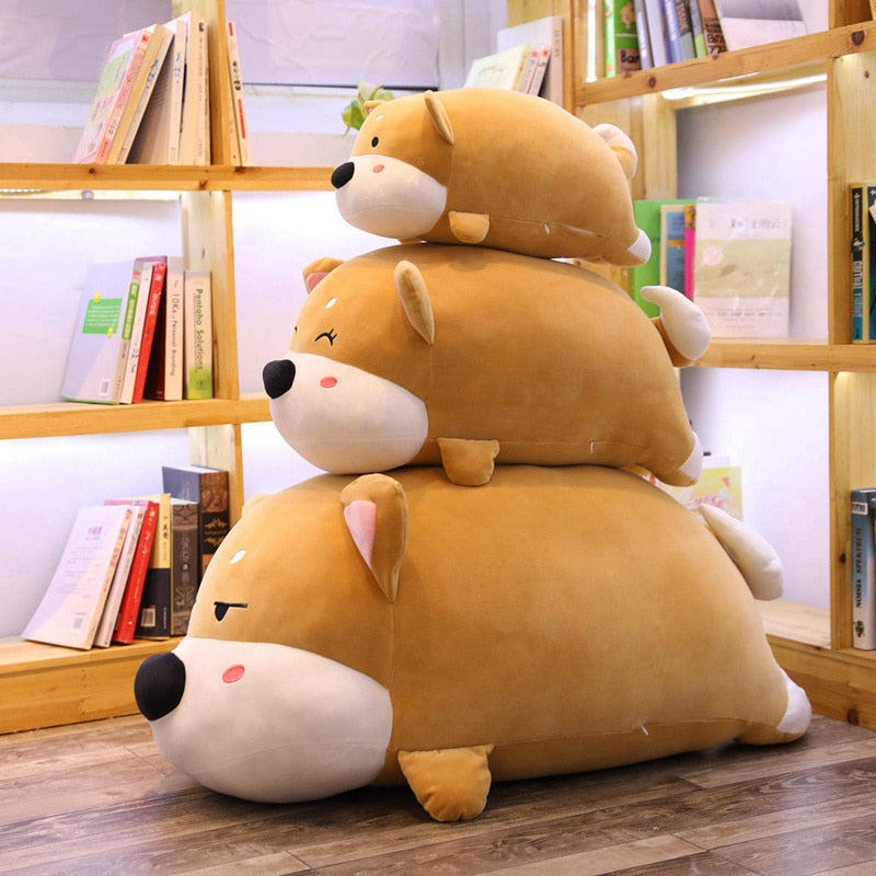 שומן Shiba Inu כלב רך ממולא כרית קטיפה צעצוע