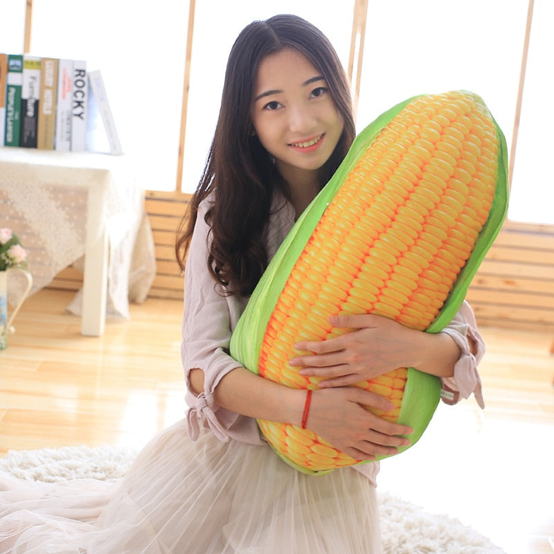 Corn Vegetable Soft Stuffed Plush Pillow Toy