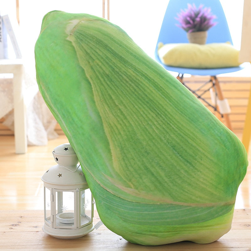 玉米蔬菜软填充毛绒枕头玩具