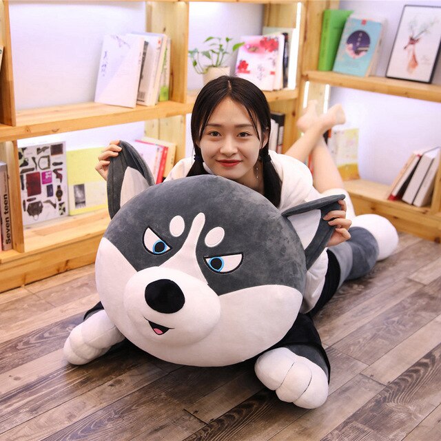 Large Husky Dog Soft Stuffed Plush Toy