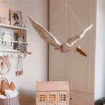 Hanging Swan Stuffed Plush Nursery Room Doll